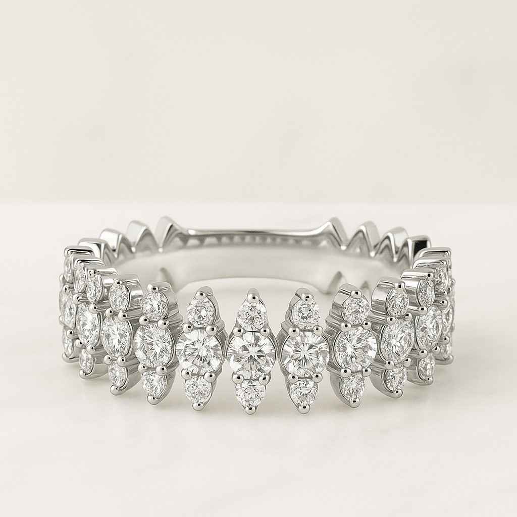 lab grown diamond Prong Set with shine bright like a Diamond Wedding Ring handmade jewelry gift