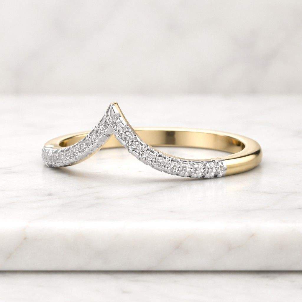 layering ring band matching ring band bridal band women band fine jewelry band geometric wedding band modern wedding band