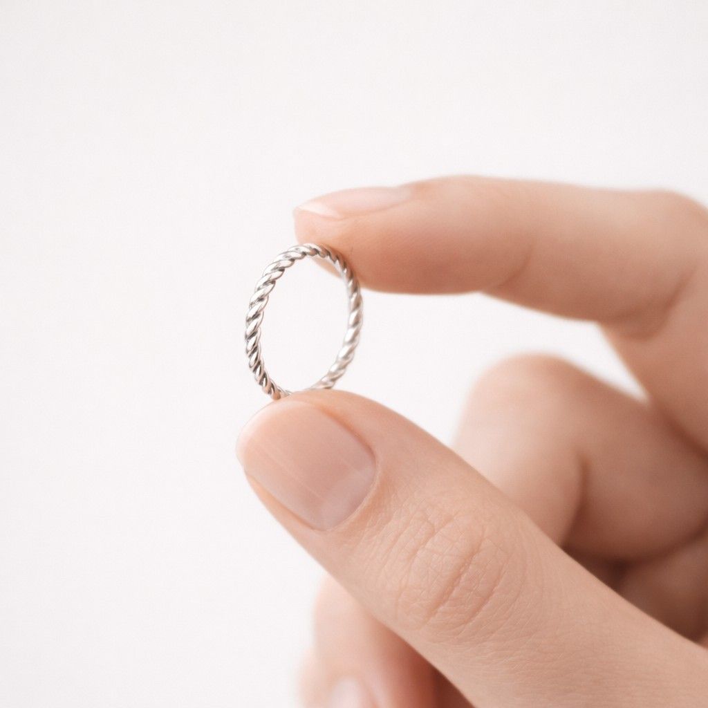 lightweight ring modern jewelry silver accessory daily jewelry stylish ring tiny band layering jewelry cute jewelry fine accessory clean design ring lover gift