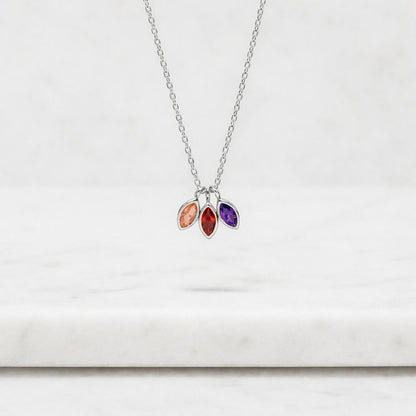 Custom Birthstone Necklace, Family Birthstone Necklace, Mother Necklace, Birthstone Jewelry, Couples Birthstone Necklace, Bridesmaid Gift
