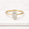 3 CT Marquise Cut Lab Grown Diamond Solitaire Engagement Ring