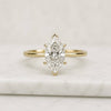 Dutch Marquise Cut Lab Grown Diamond Engagement Ring
