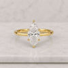 4 CT Marquise Cut Lab Grown Diamond Solitaire Engagement Ring