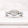2.00 CT Marquise Cut Lab Grown Diamond Solitaire Engagement Ring