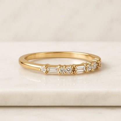 matching band silver stacking ring promise Bridal ring Anniversary