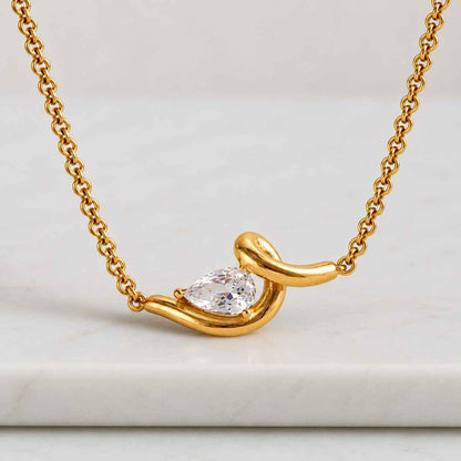 metal pendant chain jewelry elegant metal simple metal minimal metal modern metal dainty metal everyday metal bridal necklace wedding necklace