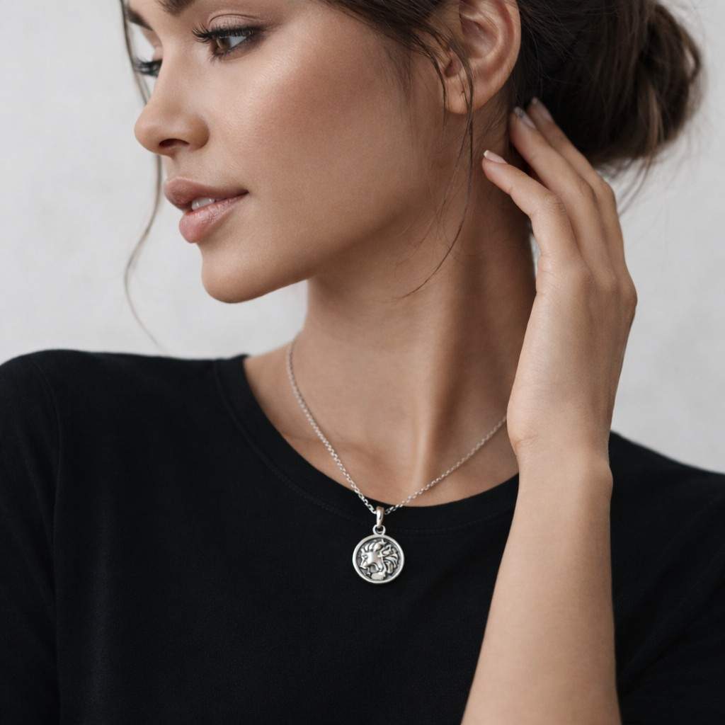 minimalist-leo-necklace-silver-lion-pendant-modern-style