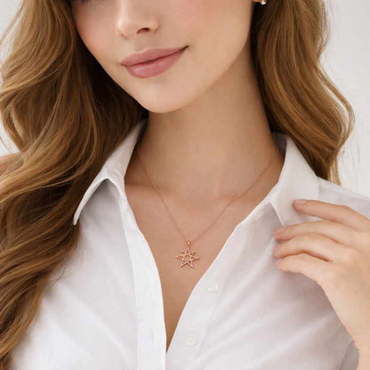 14k Gold Star Necklace, Small Star Necklace in Gold, Layering Gold Necklace, Celestial Necklace, Mini Star Necklace, Gift for Her, Stella
