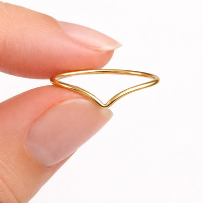 minimalist ring gold dainty ring gold everyday ring gold handmade ring gold artisan ring gold fine jewelry gold contour band gold curved ring gold peak ring gold wave ring gold elegant ring gold modern ring gold slim ring