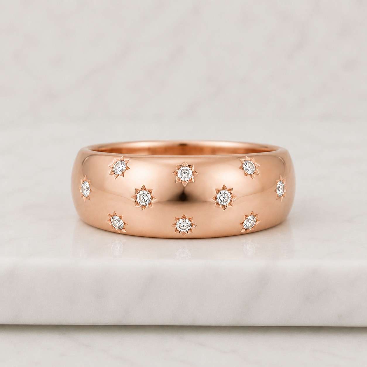 minimalist ring minimal ring dainty ring modern ring simple ring everyday ring stacking ring stackable band statement ring bold ring chunky ring dome ring smooth ring polished ring glossy ring