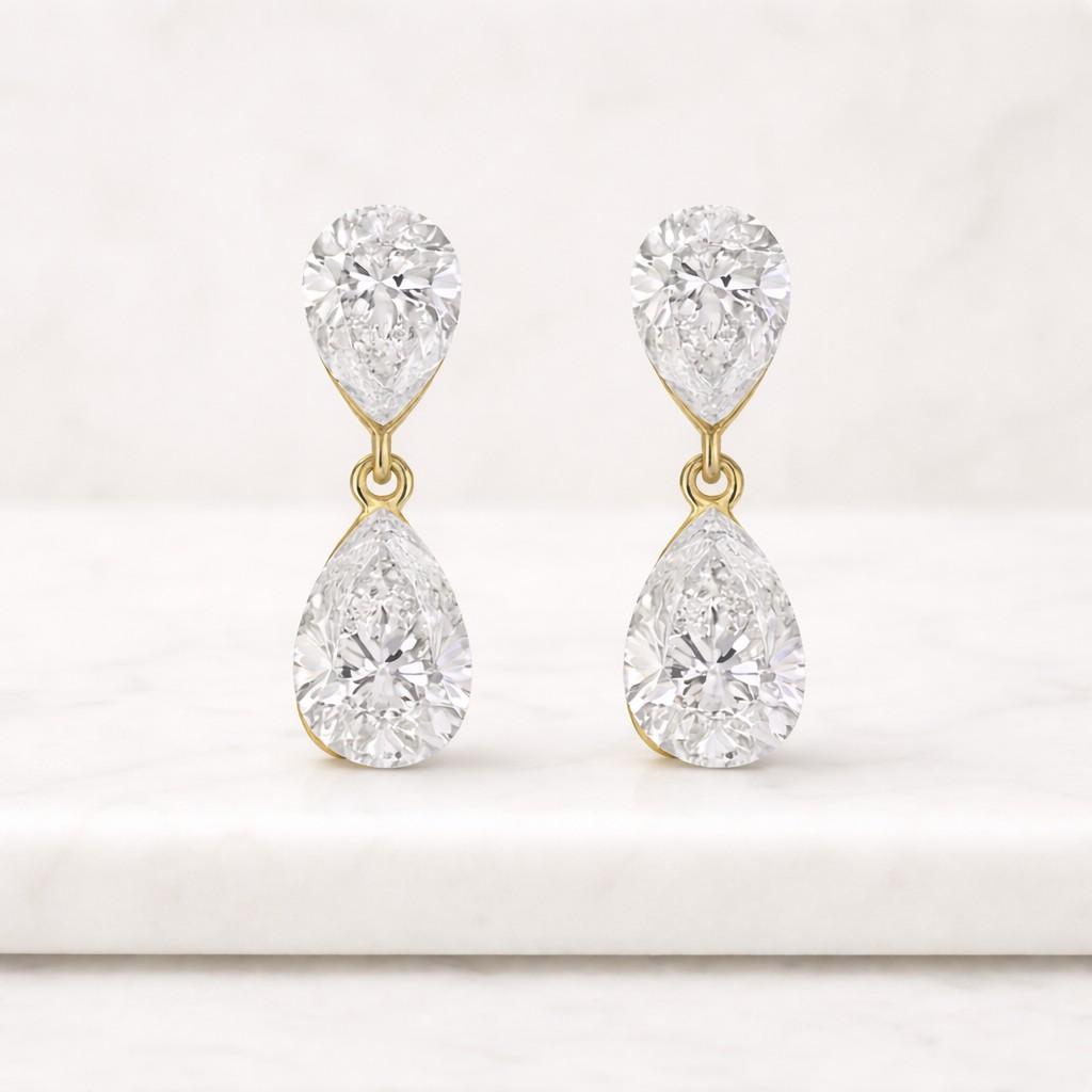 modern earrings minimal earrings luxury earrings clear stone earrings sparkling earrings fashion earrings trendy earrings cute earrings tiny earrings