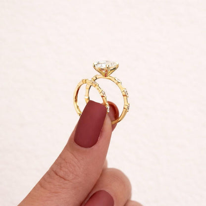 moissanite ring moissanite engagement ring moissanite wedding ring moissanite bridal set moissanite solitaire ring