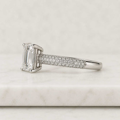 natural diamond ring certified diamond ring colorless diamond ring moissanite engagement ring