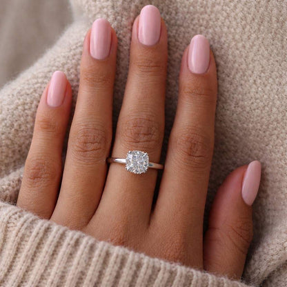 natural diamond ring forever one moissanite certified diamond ring ethical diamond ring conflict free diamond ring