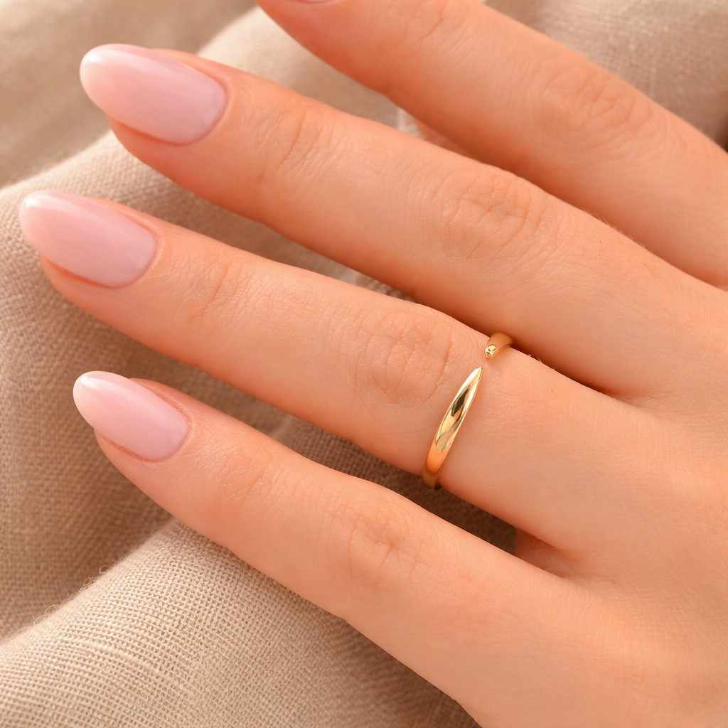 open band ring tapered ring crossover ring wrap ring adjustable look ring smooth band ring polished band ring sleek band ring minimalist jewelry ring modern jewelry ring simple jewelry ring elegant jewelry ring