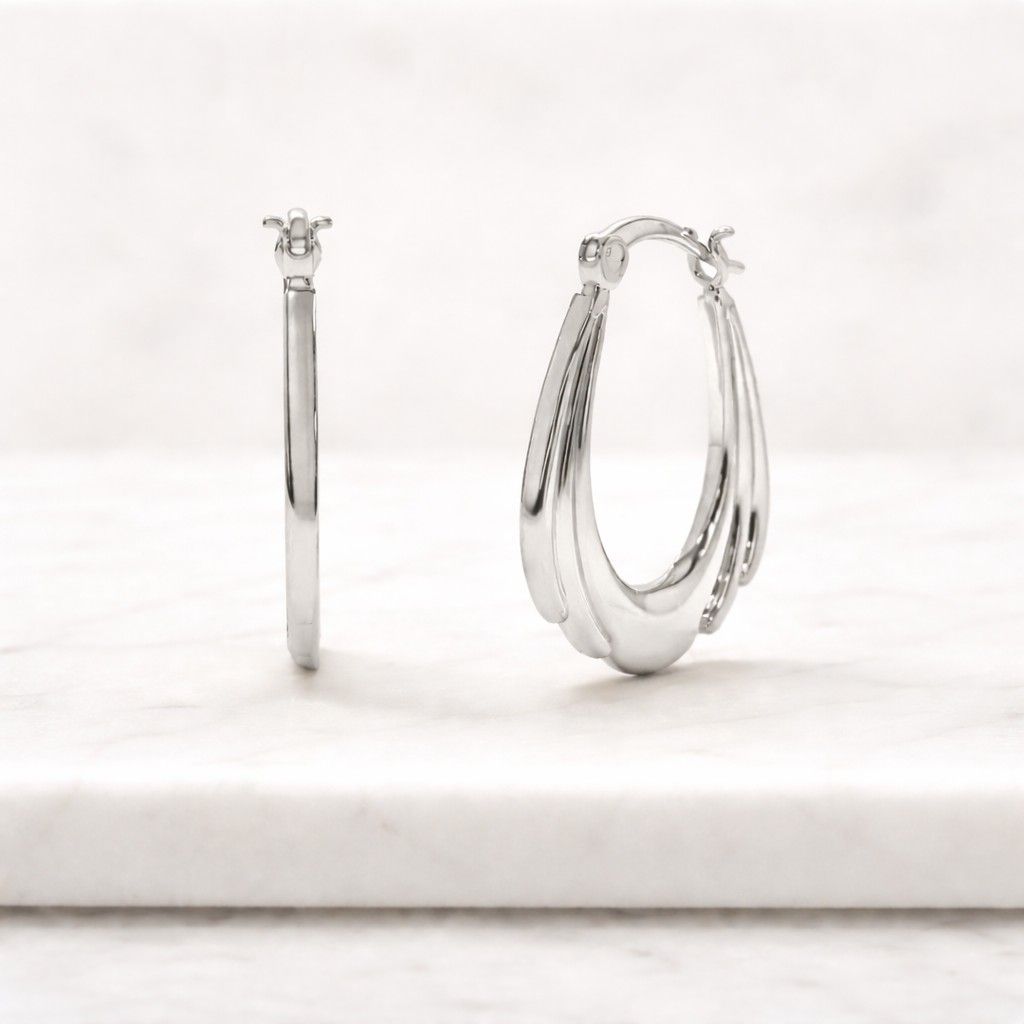 open hoop earrings tube hoop earrings wide hoop earrings ribbed hoop earrings triple line earrings textured hoops curved design earrings