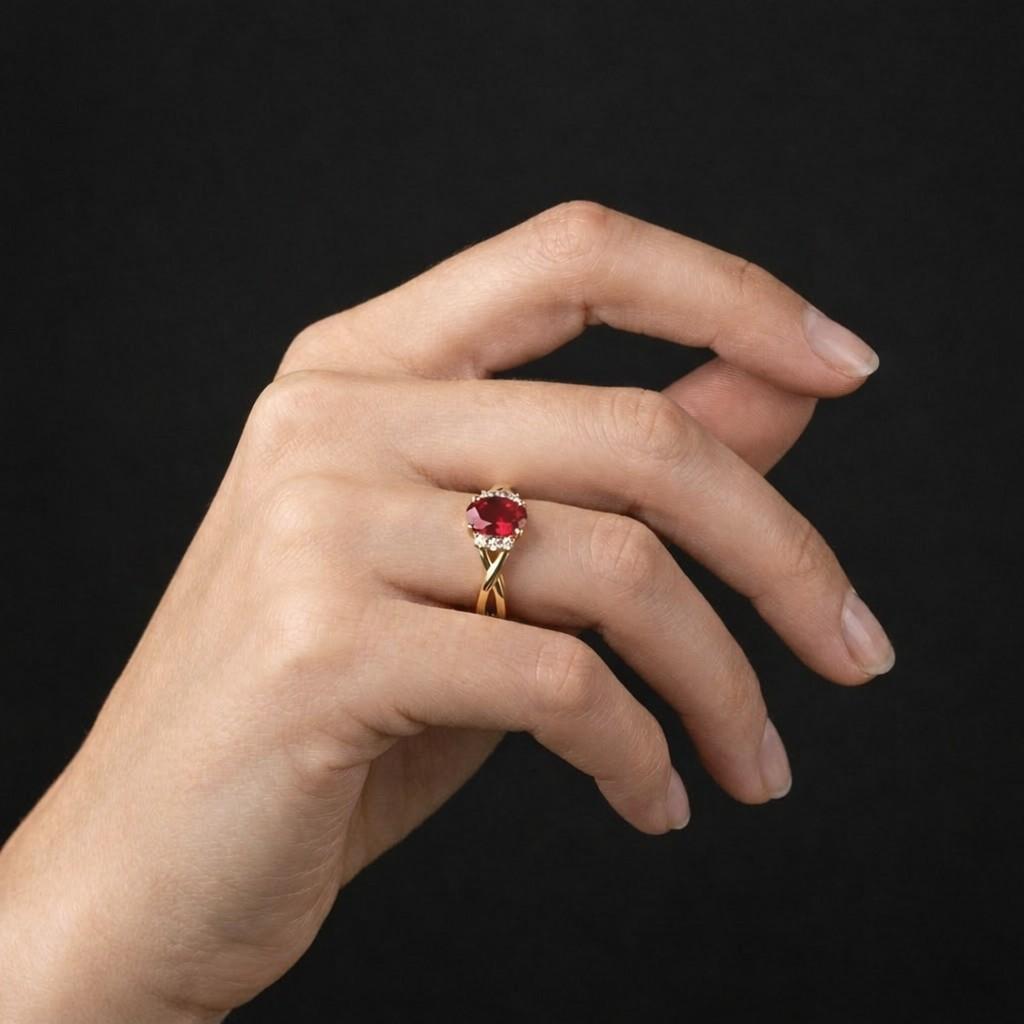 oval center stone ring accent stone ring prong setting ring delicate ring stackable ring bridal jewelry women jewelry fine ring dress ring anniversary ring