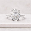 Oval Cut 4.00 CT Lab Grown Diamond Solitaire Engagement Ring