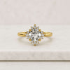 1.50 CT Round Cut Lab Grown Diamond Halo Engagement Ring