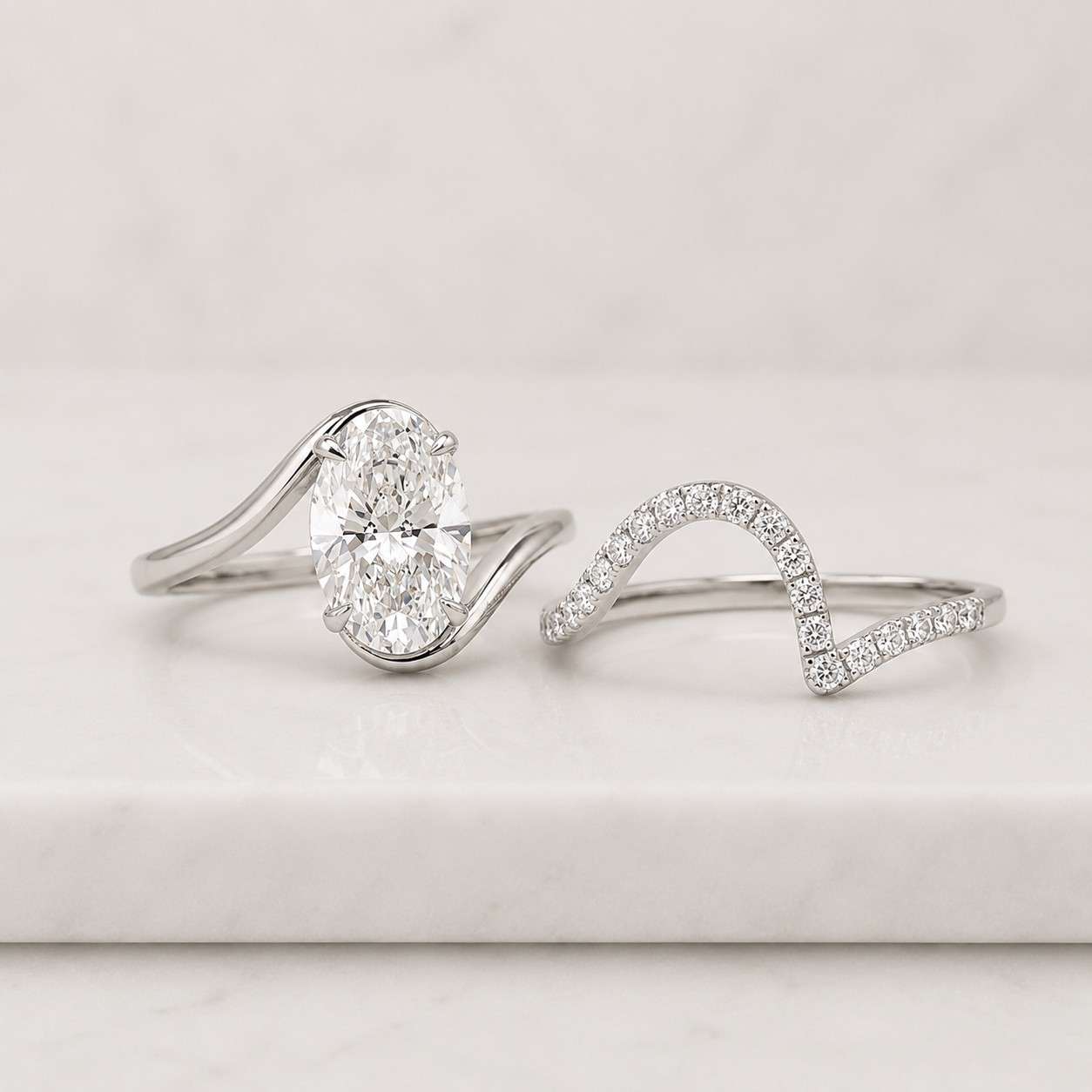 oval engagement ring oval cut ring bridal ring ring set curved band matching band wedding ring promise ring solitaire ring halo style ring pave band four prong ring split shank ring