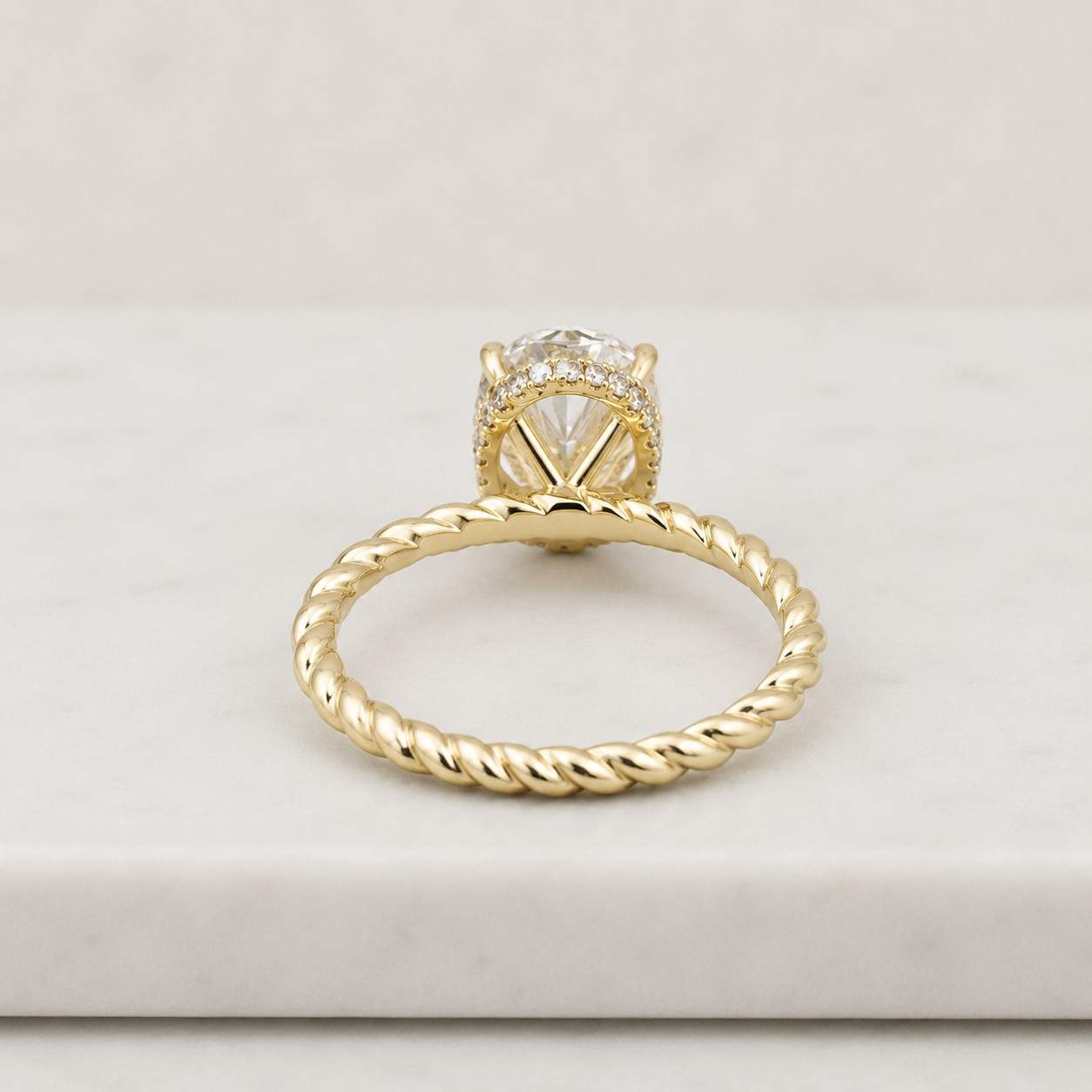 oval engagement ring oval diamond ring oval moissanite ring oval gemstone ring rope shank ring twisted shank ring