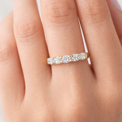 oval eternity band lab diamond band oval wedding ring eternity wedding band bridal stack ring matching band