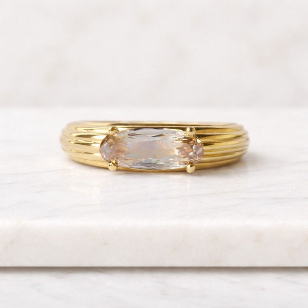 oval ring gold ring solitaire ring stacking ring thin band ring dainty ring minimalist ring womens ring promise ring