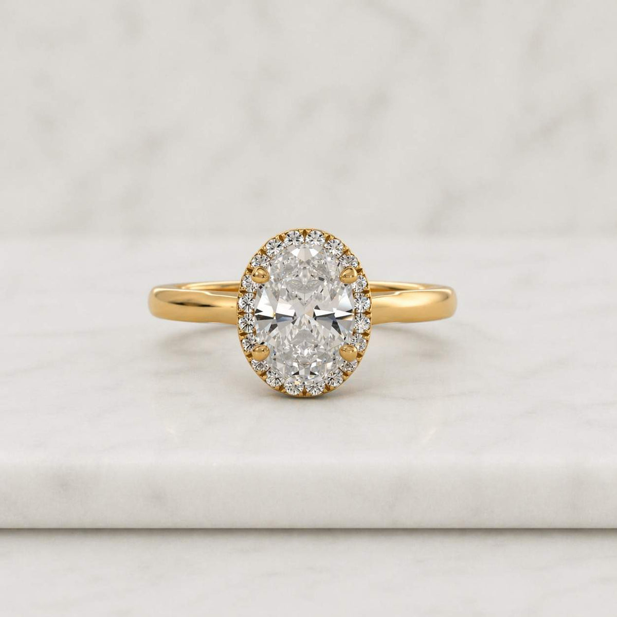 2.00ct oval cut lab grown diamond halo engagement ring, solid gold oval diamond ring, vintage inspired ring, promise ring, igi certified