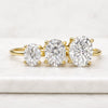 Oval Cut Lab Grown Diamond Solitaire Engagement Ring in Yellow Gold