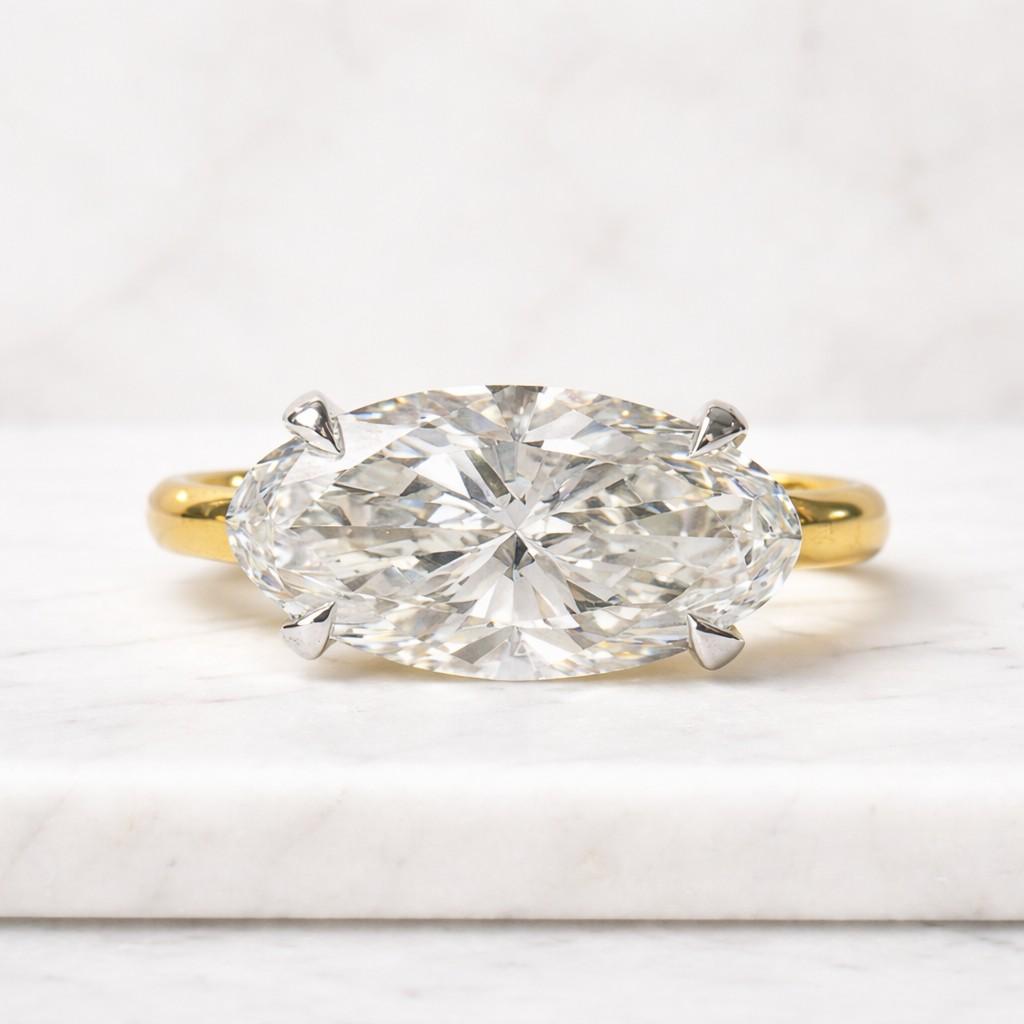 oval ring solitaire ring oval solitaire engagement ring promise ring bridal ring statement ring four prong ring claw setting ring oval stone ring fine jewelry ring
