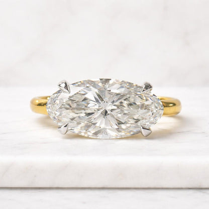 oval ring solitaire ring oval solitaire engagement ring promise ring bridal ring statement ring four prong ring claw setting ring oval stone ring fine jewelry ring