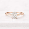 0.50-5 CT Oval Cut Lab Grown Diamond Solitaire Engagement Ring