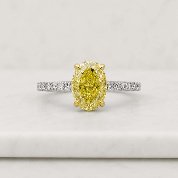 oval ring yellow ring solitaire ring halo ring pave band engagement ring promise ring bridal ring women ring fine jewelry luxury ring statement ring