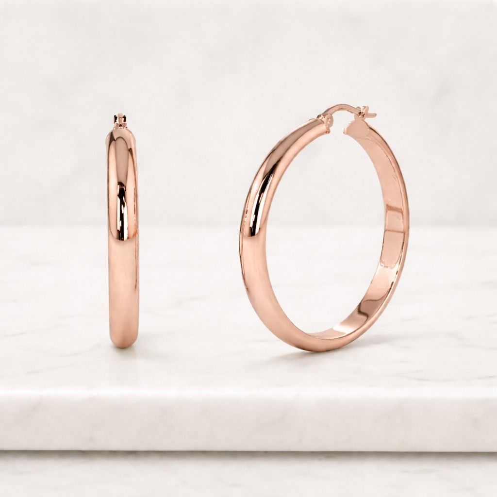 bold oversized lightweight gold hoops, 24k plated brass earrings, handmade statement jewelry
