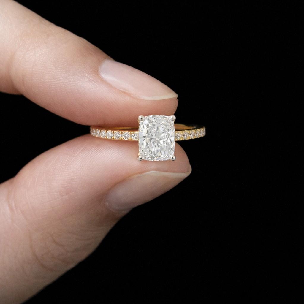 pave ring white gold engagement ring yellow gold engagement ring rose gold engagement ring platinum bridal ring sterling silver jewelry silver pave ring