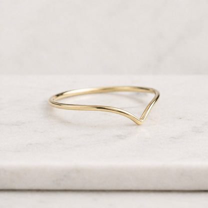 peak ring wave ring contour band curved band nesting band ring guard ring enhancer ring matching band wedding band plain band slim ring lightweight ring handmade ring artisan ring fine jewelry delicate ring