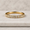 Round Cut Lab Grown Diamond Eternity Band Ring