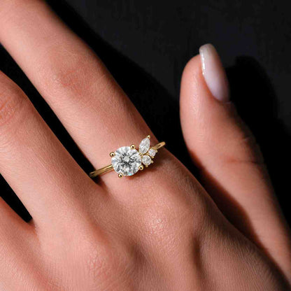 polished jewelry handmade jewelry artisan ring fashion jewelry stylish ring sparkling jewelry clear stone ring crystal jewelry gift for her romantic jewelry
