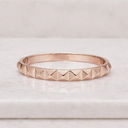 Twisted Gold Band, Vintage Stacking Ring, Braided Gold Ring, Halfway Twist Ring, Minimalist Ring, 18k Gold Vermeil, Flat Twisted Band
