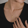 14K Solid Gold Jerusalem Menorah Necklace, Sterling Silver Jerusalem Menorah Necklace, Jerusalem Holy Temple Menorah, Jewish Symbol
