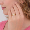 Solid Gold Diamond Wedding Ring