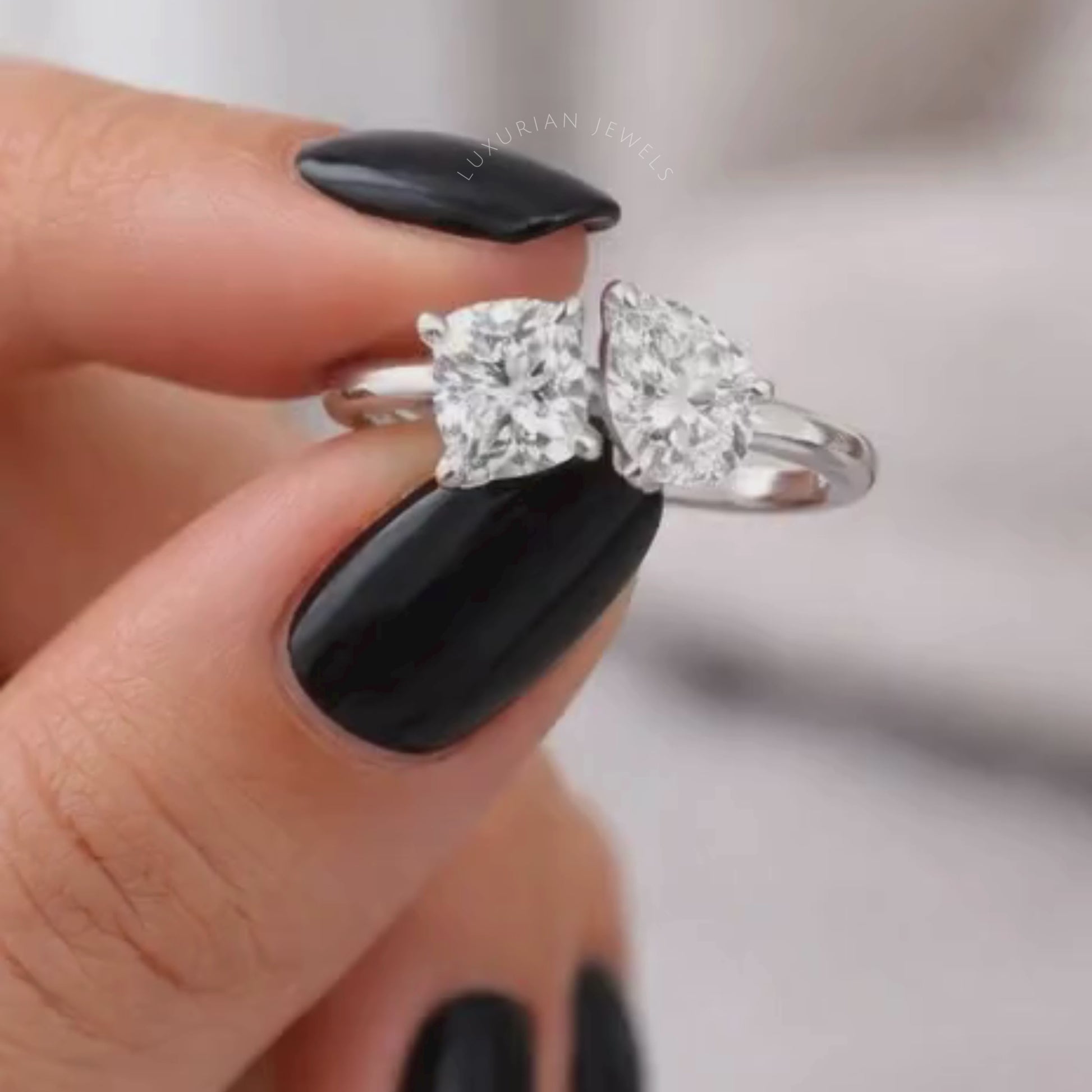 Wishbone Ring 14K Solid Gold Chevron V Shaped Stacking Wedding Band Jewelry Women
