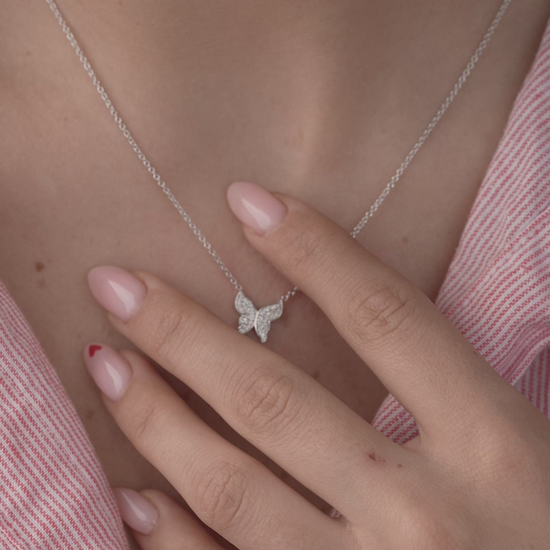 Round diamond Neckalce