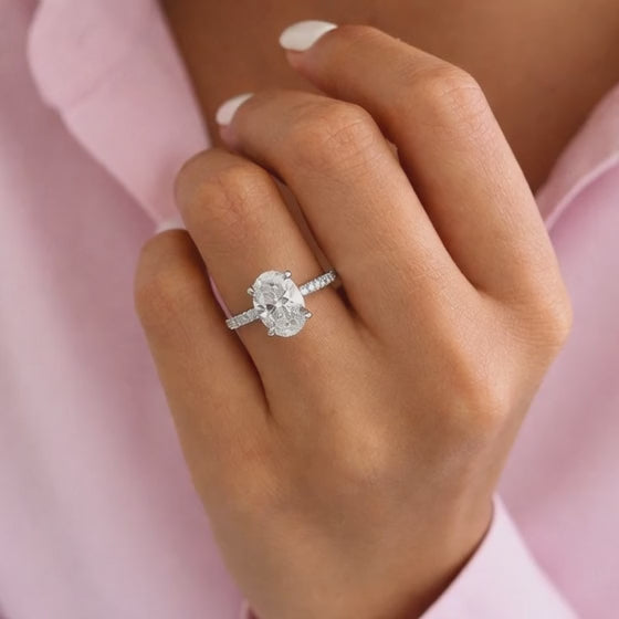 Hidden Halo Ring