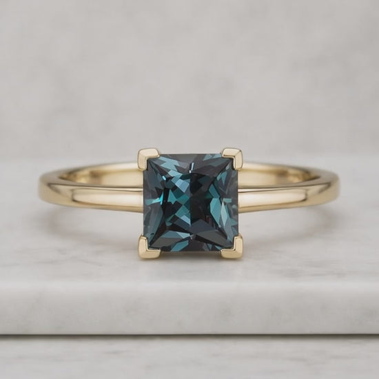 Princess Cut Lab Grown Diamond Ring