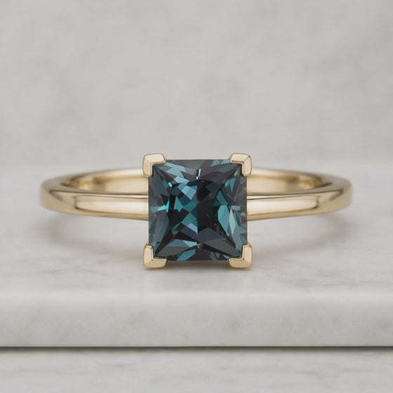 Princess Cut Lab Grown Diamond Ring