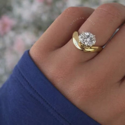 Thin Real Gold Everyday Ring
