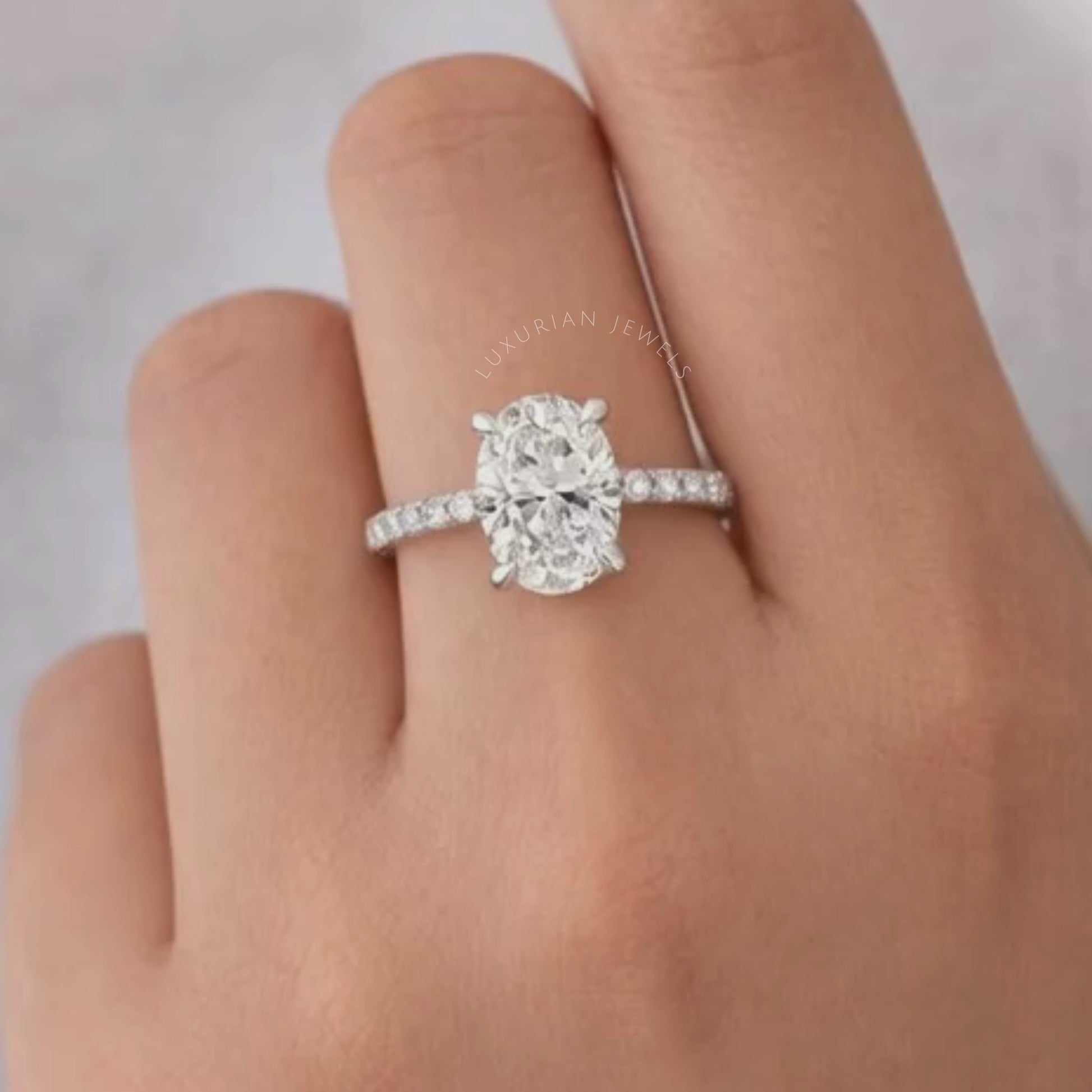 Oval DIamond Ring