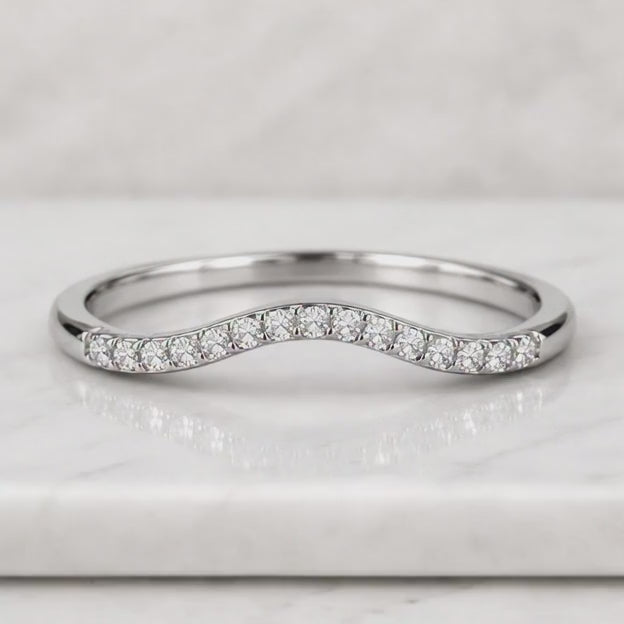 Curve Wedding Band