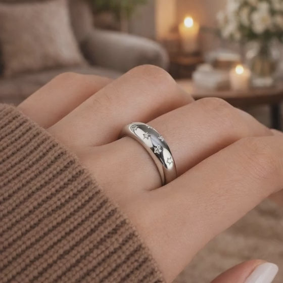 Pave Celestial Ring Women